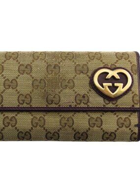 GUCCI Purse Beige brown Women 251861 Authentic secondhand